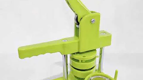 How to use the multi size button maker machine