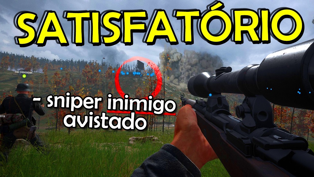 O Sniper BRASILEIRO em Hell Let Loose