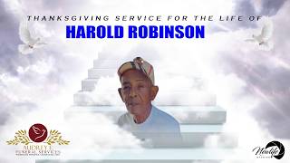 Celebration Service For the life of Harold Robinson | NEWLIFE STUDIOS