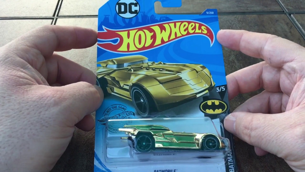 Hot Wheels Gold Batmobile YouTube