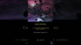 Comet Life Clues... #cometstudy #scienceupdate #spacefacts #cosmicchemistry #sciencejournal