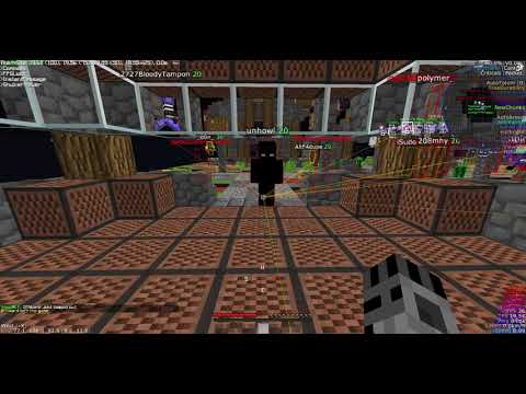 Playing Duel of the fates with Notebot On 2b2tpvp.net