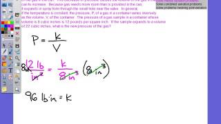 AAwT 3 7 Modeling Using Variation  inverse variation