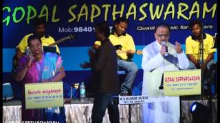 SPB Live singing Ilayaraja's ADHIKAALAI NERAME  in GOPAL SAPTHASWARAM, Best Light Music Orchestra