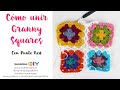 💥💥 CÓMO UNIR GRANNY SQUARES CON PUNTO RED 💥💥  por Cecilia Losada de Mamma Do It Yourself #crochet