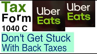 UberEats Summary Net Payout Income #Taxes