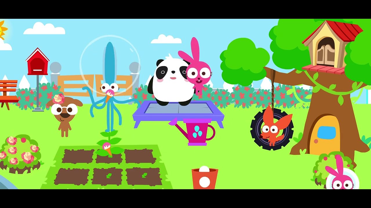 Create your own life story with Purple Pink in Papo Town Play House