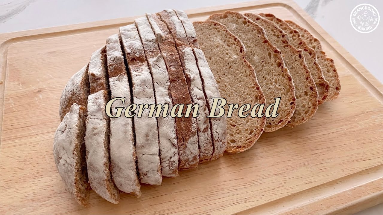 무반죽 유기농 통밀빵 만들기 독일빵 호밀빵 / Rye Bread Wheat Bread Recipe YouTube