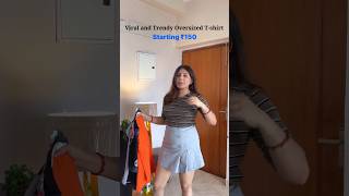 viral and trendy oversized t shirt #flipkart