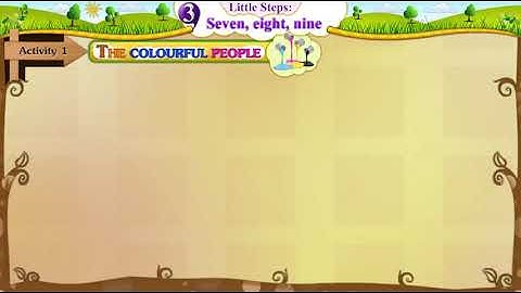 Std-5||English||Sem-1||Little steps||Seven,Eight,Nine||Activity-2