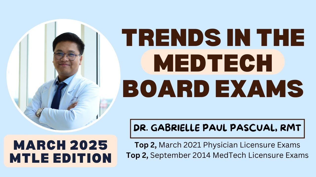 Trends in the MedTech Board Exams (March 2025 MTLE Edition) | Legend Review Center