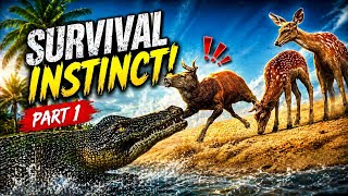 [Part 1] Hungry Animal Crocodile Games | Mobile | Gameplay Walkthrough screenshot 5