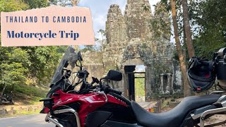 Thailand to Cambodia by Motorcycle- Surin to Siem Reap