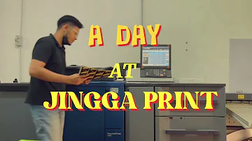 A day at Jingga Print (not so Wes Anderson)