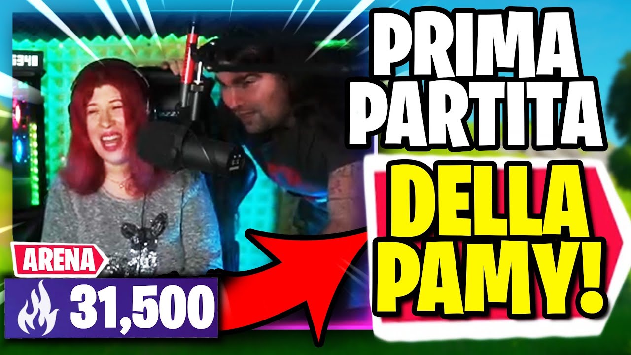 LA PRIMA PARTITA DELLA PAMY IN ARENA! Fortnite ITA - YouTube