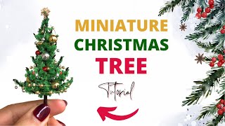 🎄 DIY Miniature Christmas Tree Tutorial