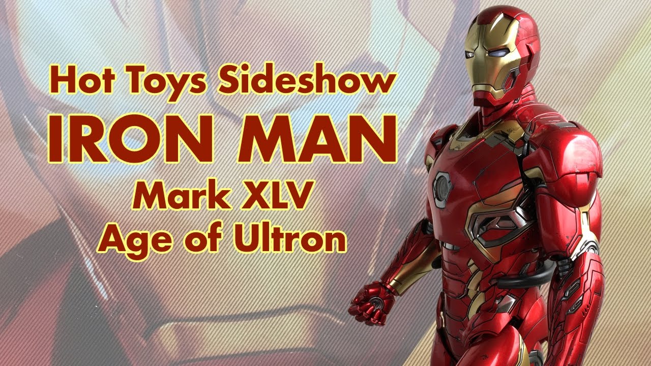 Review and unboxing of Iron Man Mark XLV Diecast from Hot Toys MMS 300 D11