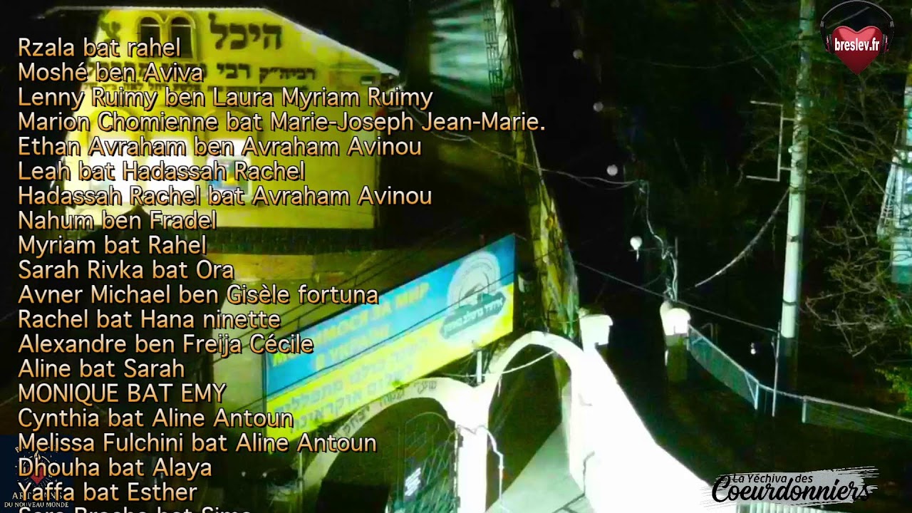 Tikoun Haclali -1 mai  - Breslev - Ouman - Sefira 29 Hessed chebe HOD