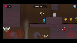 Red & Blue Stickman 2 game.. #gaming #youtube screenshot 5