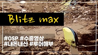 [배스 낚시 루어 리뷰 1탄] 크랭크베이트(CrankBait) - O.S.P / BLITZ MAX