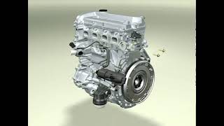4 Cylinder Engine Assembly Animation