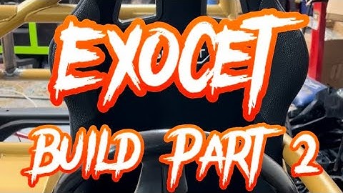 Exocet Build Part 2 - Column Adjustment & Headlight Brackets