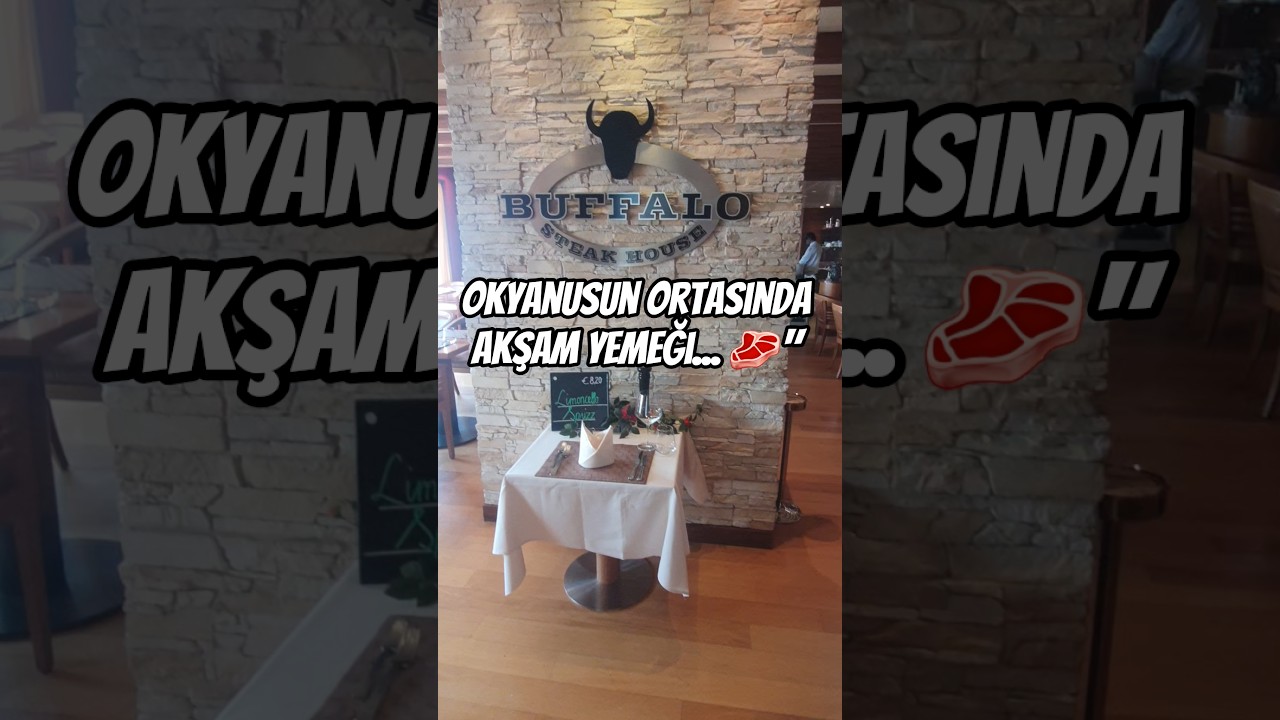 Gemi çalışanından restaurant tavsiyesi 🚢🥩"
