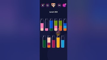 Get Color Bottle Game level 253 #shorts #pggaming
