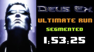 [INVALID - MISSING SEGMENT] Deus Ex (PC) Ultimate Run Speedrun in 1:53:25 - Segmented