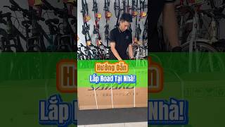 Hướng dẫn lắp xe đạp road Satako Avakan | HT BIKE #htbike #trending #funny #xedap #cycling