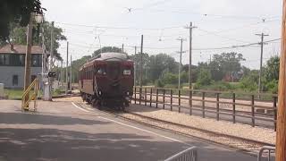 electric train at the Illinois railway museum