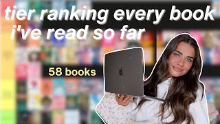 tier ranking every single book I&#39;ve read so far this year!!