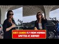 Kriti Sanon fly from Mumbai spotted at airport