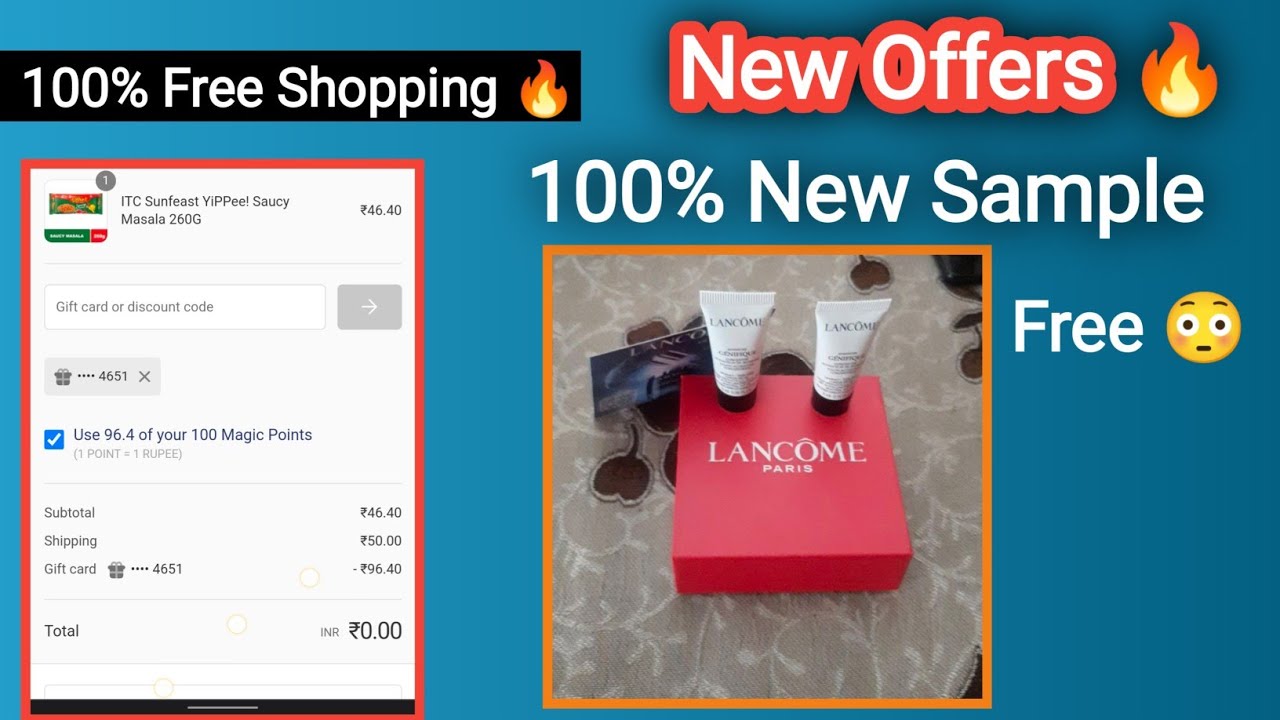 100% Free Shopping Loot | 0rs New Sample Loot | New Shopping offers | Piyoushoffers