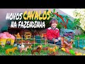 Fazendinha de Briquedo - Cavalo Caminhão de Boi Vaca Trator | Animais da Fazenda | Toy Farm - Horse.