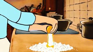 Aesthetic Anime Cooking Pasta Relaxing Winter Day Asmr Episode - 13 Ai Animation