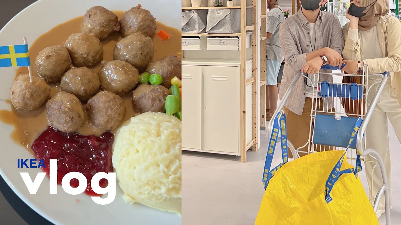 IKEA VLOG 🇸🇪🍦🧆 pertama kali ke ikea aesthetic bgt! nyobain bakso swedia pake selai?