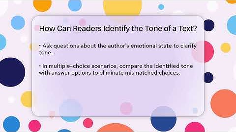 How Can Readers Identify the Tone of a Text? - The Prose Path