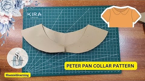 How to draft a Peter Pan Collar Pattern Step by step | Pattern Making