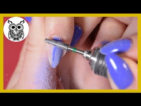 КАК СНЯТЬ ГЕЛЬ ЛАК ФРЕЗОЙ (СЕБЕ)