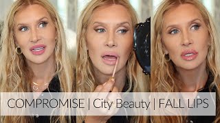 Our Story of Compromise | City Lips Try On | Nude Lips For Fall screenshot 1