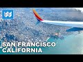 SAN FRANCISCO, CALIFORNIA ✈️ Airplane Aerial View | Oakland Airport | Southwest Window Seat