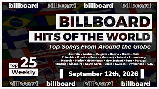 Billboard Hits of the World: Top Songs From Around the Globe  (September 12th, 2026)
