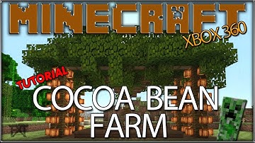 "MINECRAFT" (Xbox 360)  COCOA BEAN FARM - (TUTORIAL)