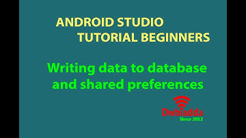 Writing data to database and shared preferences | Android with Firebase | Android studio tutorial