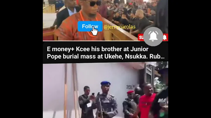 zubby Michael went for ceremony of junior Pope burial.   #viralvideo #funny #youtube #youtubeshorts