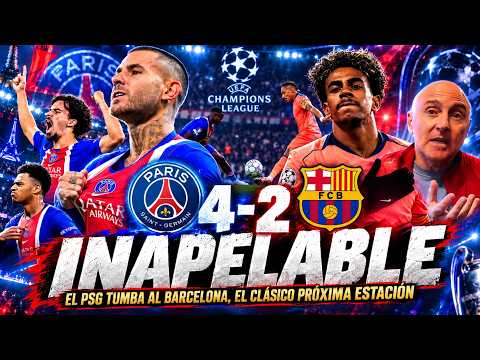 PSG STOPS BARÇA IN THEIR TRACKS: 4-2 AND NOW REAL MADRID AWAITS IN EL CLÁSICO