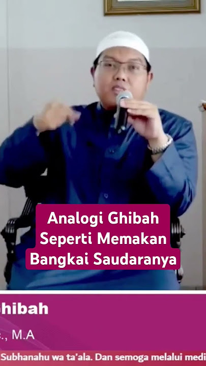Analogi Ghibah Seperti Memakan Bangkai Saudaranya | Ustadz Dr. Firanda Andirja, Lc., M.A.