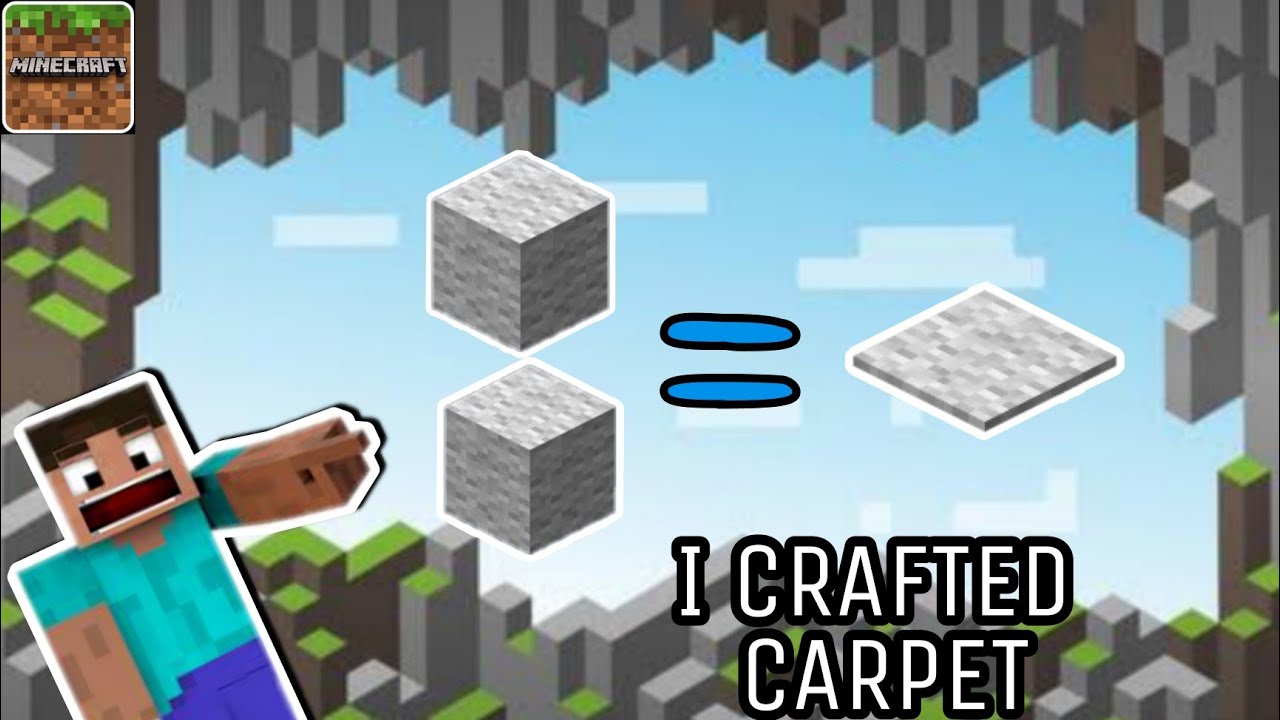 How to craft a white carpet in minecraft YouTube