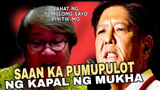 PROF. MALOU TIQUIA: PBBM SAN KA PUMUPULOT NG KAPAL NG MUKHA.